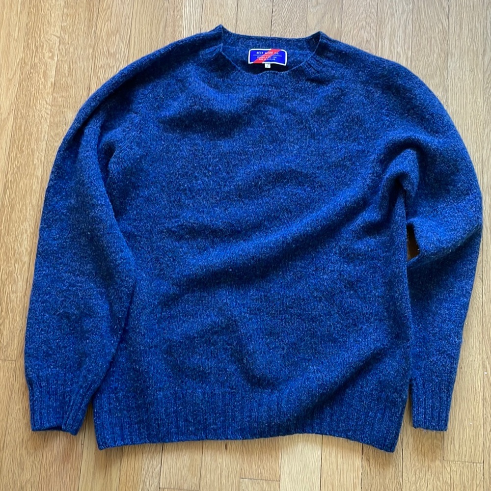 Best made co Shetland wool sweater
